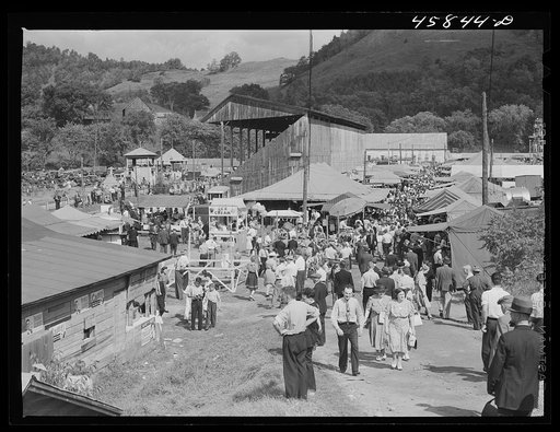 General view of World's Fair. Tunbridge, Vermont