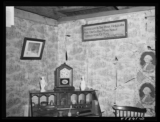 Part of an exhibit in the antique shop at the World's Fair in Tunbridge, Vermont