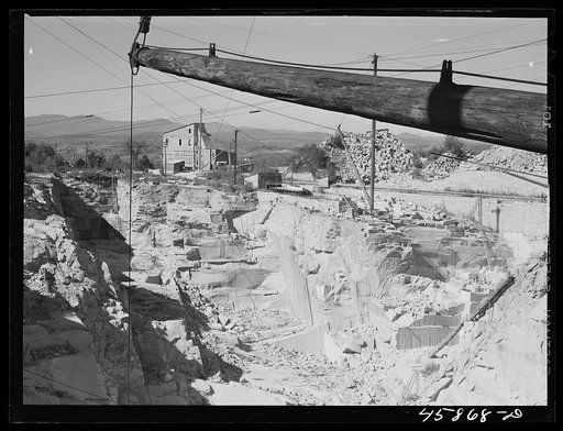 Untitled photo, possibly related to: At the Wells-Lemson granite quarry near Barre, Vermont