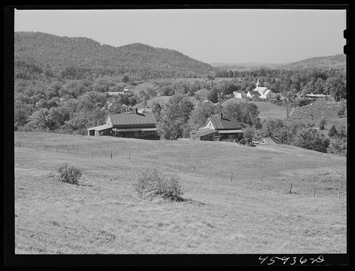 Landscape at Montgomery Center, Vermont