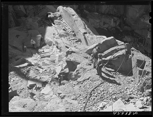 Untitled photo, possibly related to: At the Wells-Lemson granite quarry near Barre, Vermont
