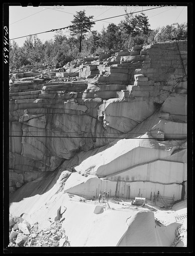The Whitmore and Morse granite quarry in East Barre, Vermont