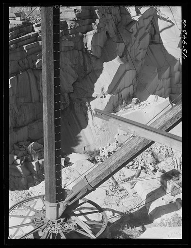The Whitmore and Morse granite quarry in East Barre, Vermont