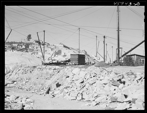 The Whitmore and Morse granite quarry in East Barre, Vermont