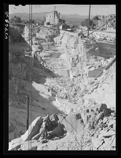 Untitled photo, possibly related to: At the Wells-Lemson granite quarry near Barre, Vermont
