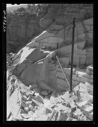 At the Morse and Whitmore granite quarries in East Barre, Vermont