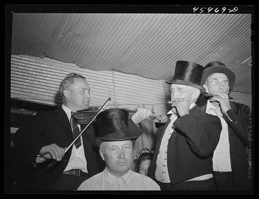 Untitled photo, possibly related to: A quartet at an old-fashioned musical given at the "World's Fair" at Tunbridge, Vermont