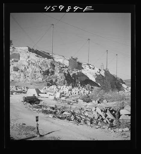 Untitled photo, possibly related to: At the Whitmore and Morse granite quarry in East Barre, Vermont
