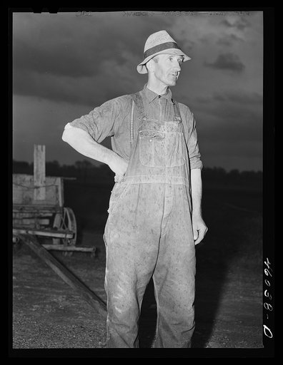 Mr. George Perry one of the few farmers still in the Pine Camp expansion area near Watertown, New York