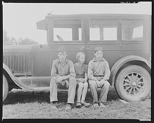 The children of Mr. Ray Lyman, FSA (Farm Security Administration) dairy farmer near Castleton, Vermont