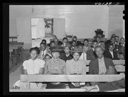 Untitled photo, possibly related to: Siloam, Greene County, Georgia (vicinity). The Mount Pleasant colored church