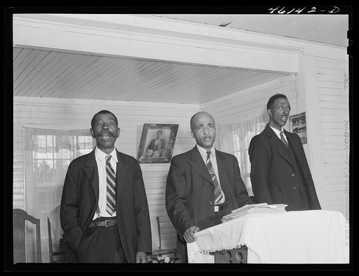 Untitled photo, possibly related to: Siloam, Greene County, Georgia (vicinity). The Mount Pleasant colored church