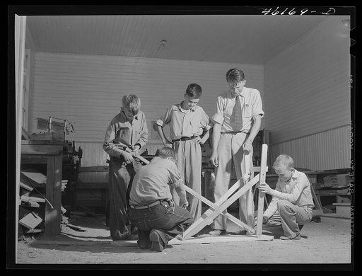 White Plains, Greene County, Georgia. The vocational school