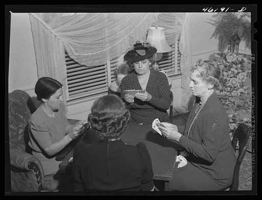 Untitled photo, possibly related to: Greene County, Georgia. The White Plains bridge club
