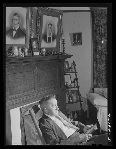 Untitled photo, possibly related to: Greensboro, Greene County, Georgia. Dr. T. Rice, president of the Greensboro bank and the county historian