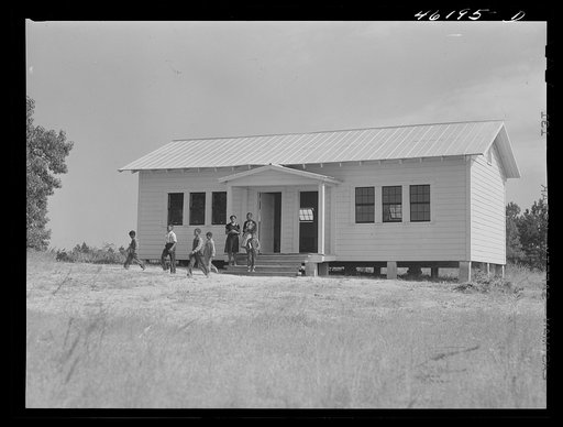 Oakland community, Greene County, Georgia (vicinity). One of the new schools for Negro children
