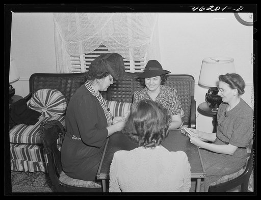 Untitled photo, possibly related to: Greene County, Georgia. The White Plains bridge club