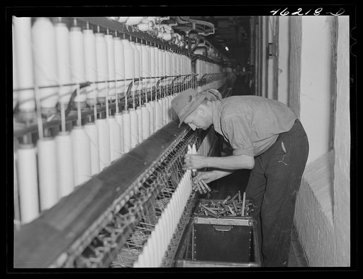 Greensboro, Georgia. In the Mary-Leila cotton mill