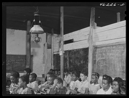 White Plains, Greene County, Georgia. The three-teacher Negro school