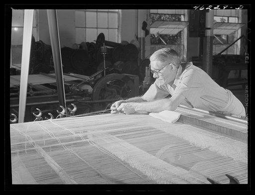 Untitled photo, possibly related to: Greensboro, Greene County, Georgia. In the Mary-Leila cotton mill