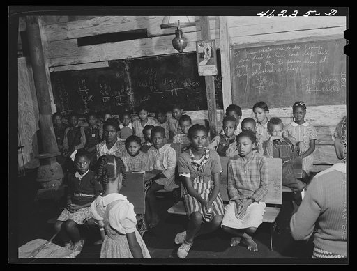White Plains, Greene County, Georgia. The three-teacher Negro school