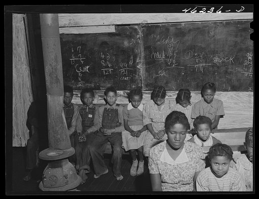 White Plains, Greene County, Georgia. The three-teacher Negro school