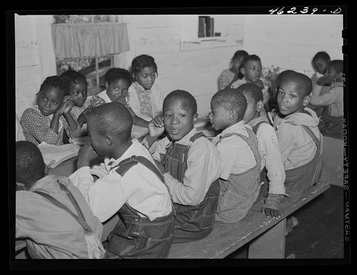 Untitled photo, possibly related to: Siloam, Greene County, Georgia. The Negro school