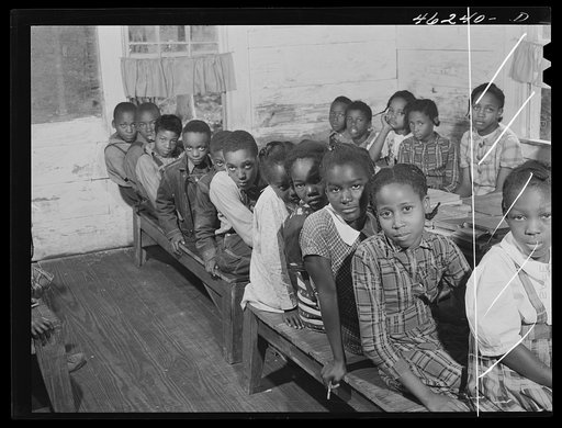 Siloam, Greene County, Georgia. The Negro school