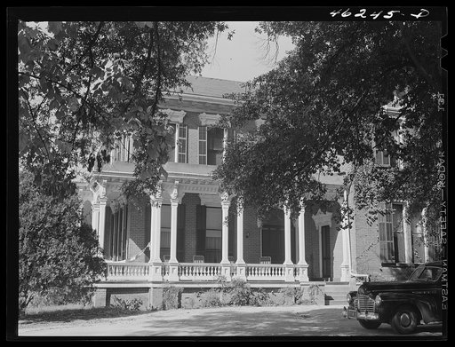 Greensboro, Greene County, Georgia (vicinity). One of the first brick buildings to be built in the town