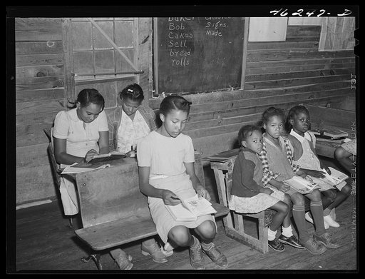Veazy, Greene County, Georgia. The one-teacher Negro school in Veazy, south of Greensboro