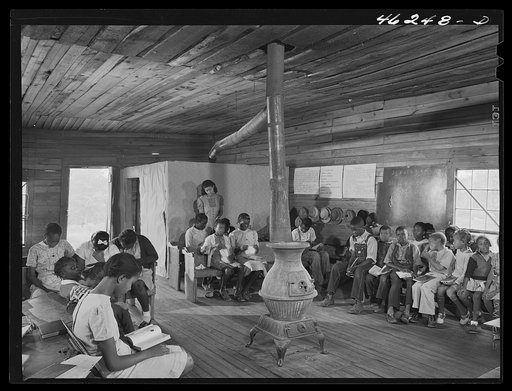 Veazy, Greene County, Georgia. The one-teacher Negro school in Veazy, south of Greensboro