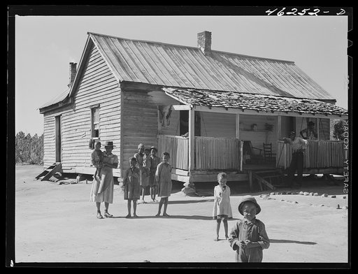 Oakland community, Greene County, Georgia. (vicinity). The family of Gus Wright, FSA (Farm Security Administration) client