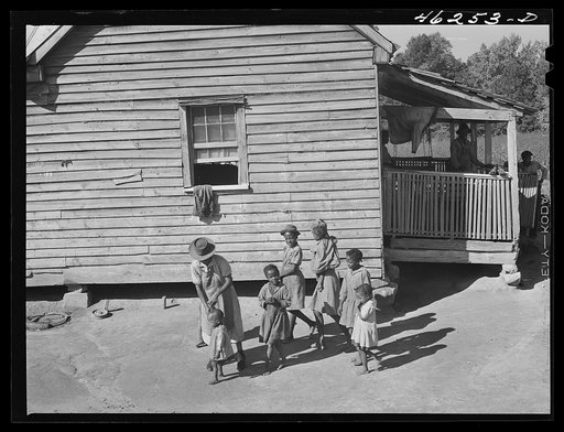 Untitled photo, possibly related to: Oakland community, Greene County, Georgia. (vicinity). The family of Gus Wright, FSA (Farm Security Administration) client