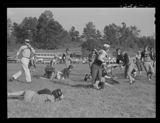 Greensboro, Greene County, Georgia. High school football game