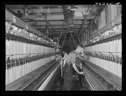 Greensboro, Greene County, Georgia. In the Mary-Leila cotton mill