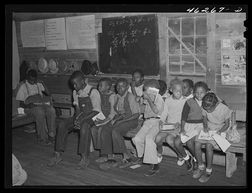 Veazy, Greene County, Georgia. The one-teacher Negro school, south of Greensboro