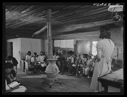 Veazy, Greene County, Georgia. The one-teacher Negro school, south of Greensboro