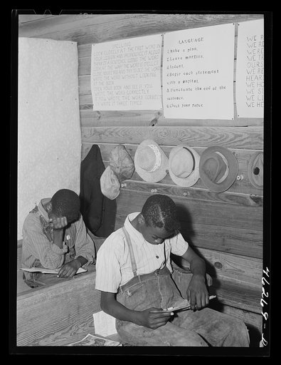 Veazy, Greene County, Georgia. The one-teacher Negro school, south of Greensboro