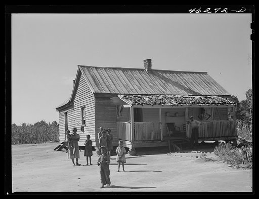 Untitled photo, possibly related to: Oakland community, Greene County, Georgia. (vicinity). The family of Gus Wright, FSA (Farm Security Administration) client