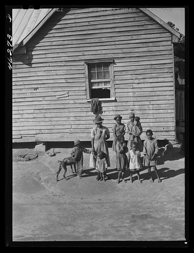 Oakland community, Greene County, Georgia (vicinity). The family of Gus Wright, FSA (Farm Security Administration) client