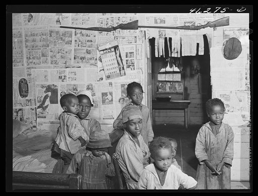 Oakland community, Greene County, Georgia (vicinity). The family of Gus Wright, FSA (Farm Security Administration) client