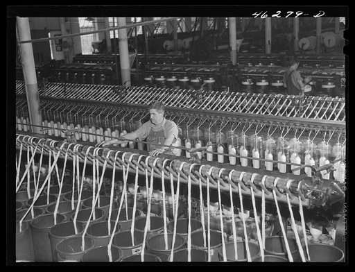Greensboro, Greene County, Georgia. In the Mary-Leila cotton mill