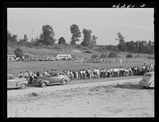 Greensboro, Greene County, Georgia. The high school football team in a game