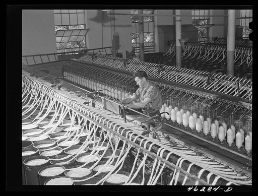 Greensboro, Greene County, Georgia. In the Mary-Leila cotton mill