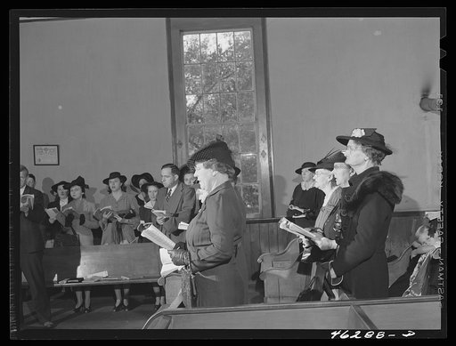 White Plains, Greene County, Georgia. Service in the Methodist Church