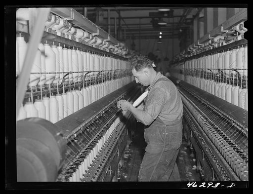 Greensboro, Greene County, Georgia. In the Mary-Leila cotton mill
