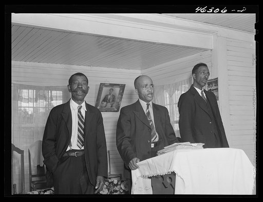Untitled photo, possibly related to: Siloam, Greene County, Georgia (vicinity). The Mount Pleasant colored church