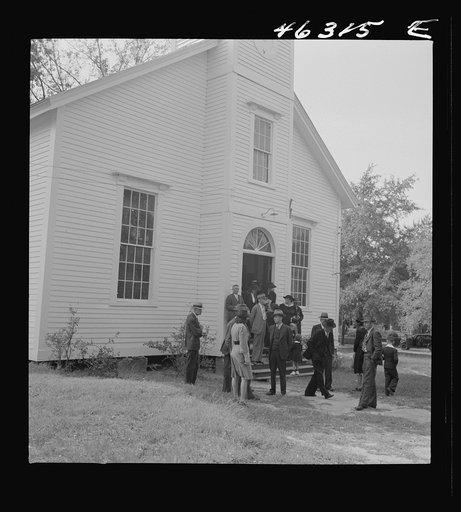 White Plains, Greene County, Georgia. The Methodist church