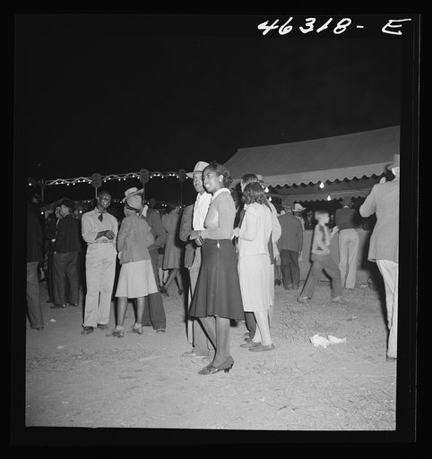 Greensboro, Georgia. The Greene County fair in the evening