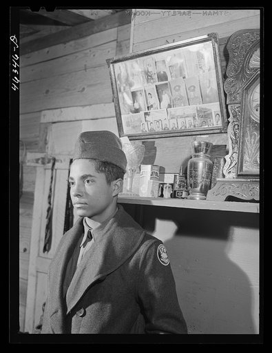 One of the sons of Edgar Jones, FSA (Farm Security Administration) client in Woodville, Greene County, Georgia. He works at the Civilian Conservation Corps camp